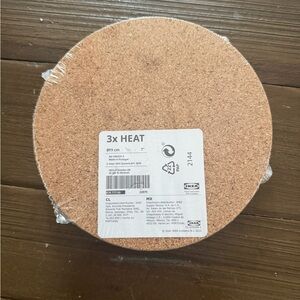 IKEA Cork Round Trivet Set